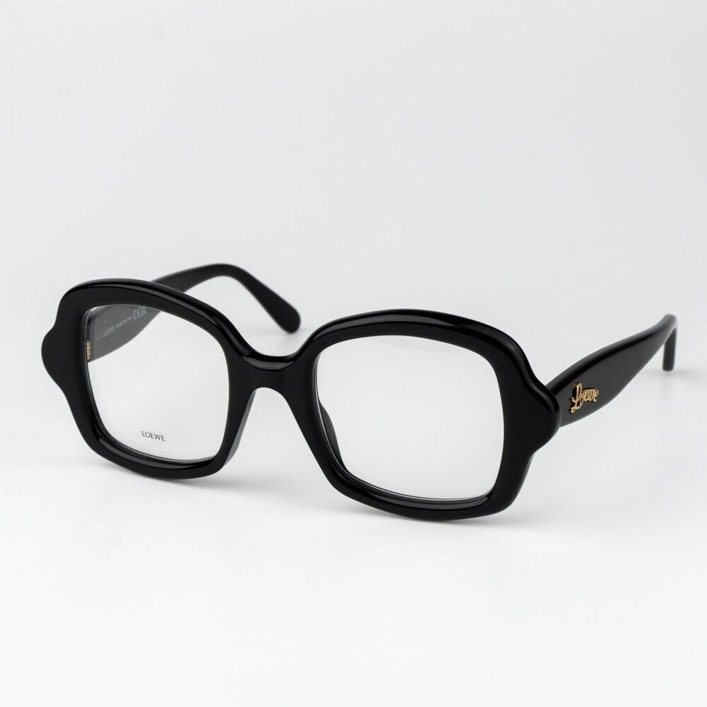 Loewe CURVY Women Eyeglasses Black Square LW50066I 001 BRAND NEW